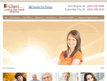 Tablet Screenshot of dentist-fortwayne.com